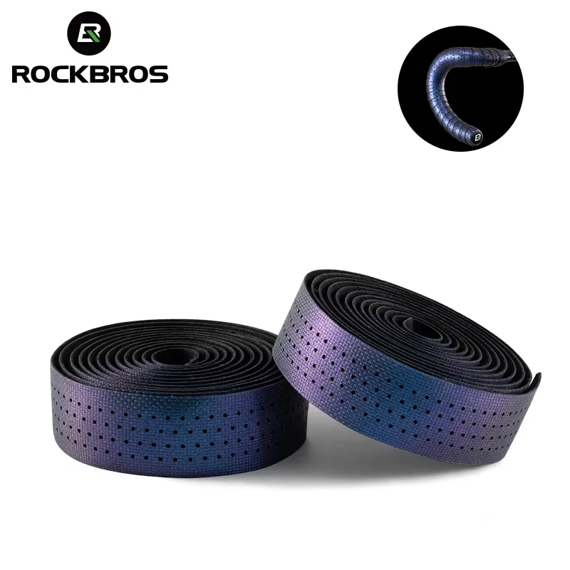 

Лента для руля велосипеда ROCKBROS, из ПУ и ЭВА, противоскользящая, легкая, для шоссейных велосипедов, с 2 заглушками для руля, аксессуары для велосипедов