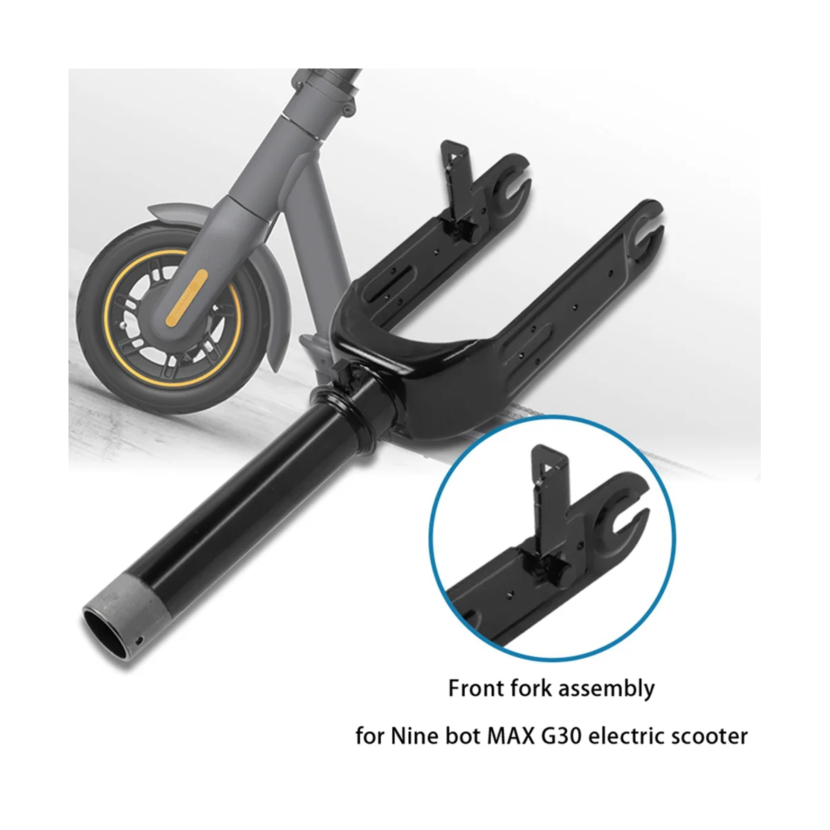 For Ninebot MAX G30 Durable Metal Front Fork Assembly Electric Skateboard High Quality Accessories Replacement Parts