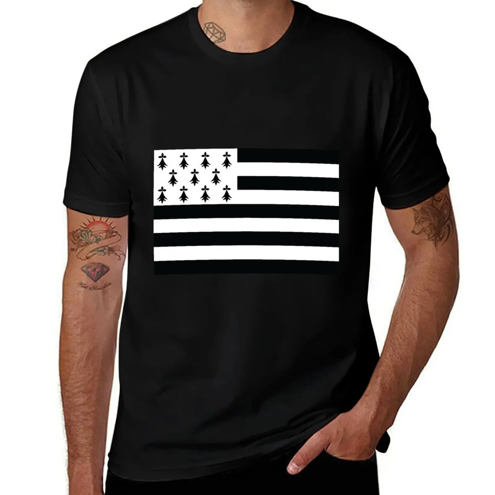 

Brittany T-Shirt oversized t shirt man clothes T-shirts oversize tshirts personalised Men's cotton t-shirt
