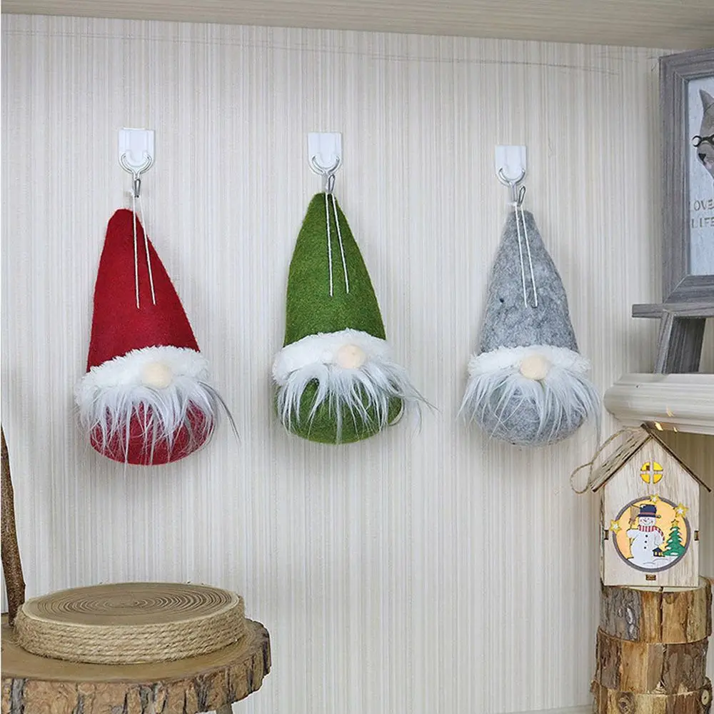 Craft Festival Decoration Hanging Pendants Santa Claus Stuffed Toys Faceless Dwarf Xmas Tree Embellishment Christmas Dolls