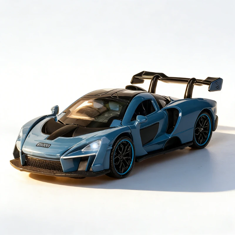 

Машинка-игрушка из сплава 1:32, модель спортивного автомобиля Senna, гоночная модель, украшение, подарок
