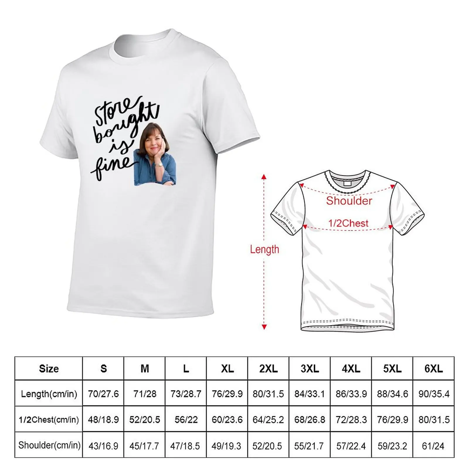 Ina Garten Classic T-Shirt Plus Size Non-Shrink T-Shirt