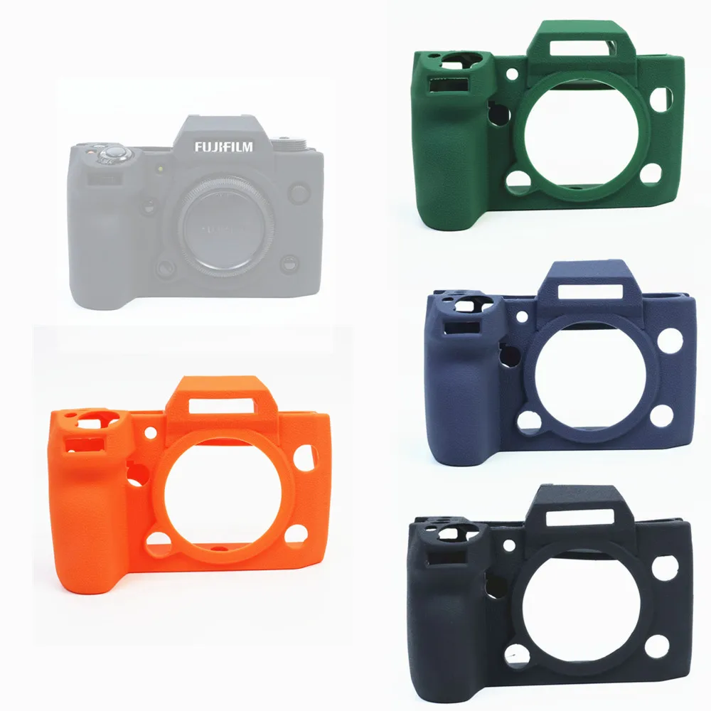 Casing silikon penutup badan untuk kamera X-H2s Fuji X-H2
