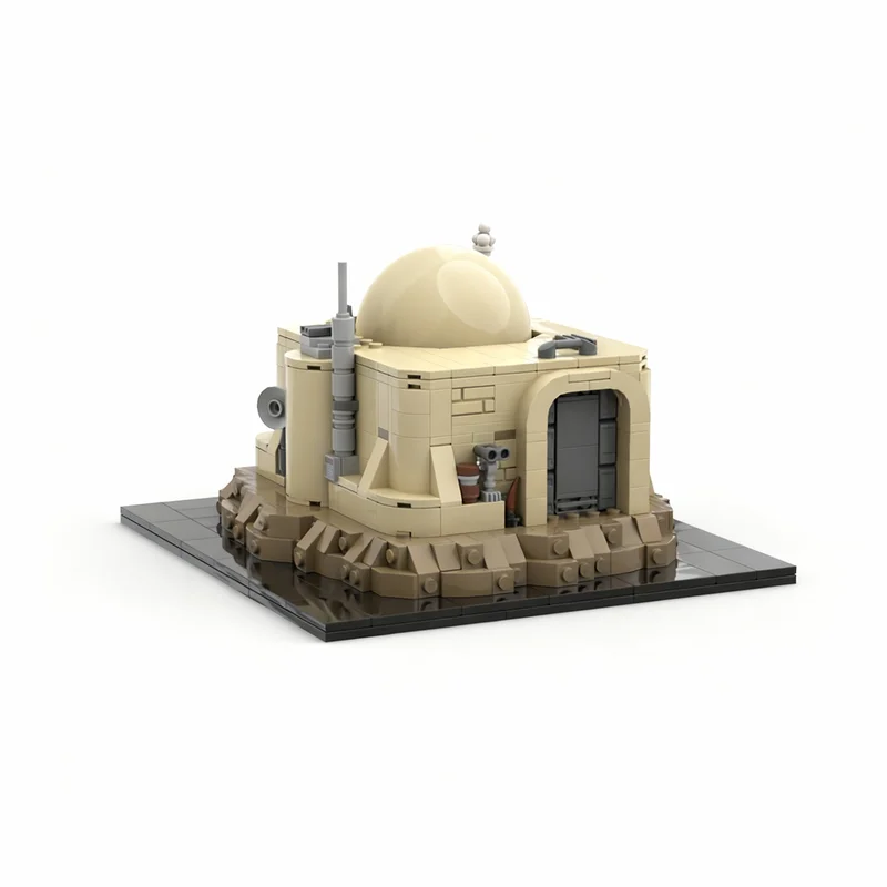 

587pcs MOC Obi Wan S Hut Star Battle Model Building Blocks Construction Toy Christmas Gifts DIY Creative Idea Education Assemble