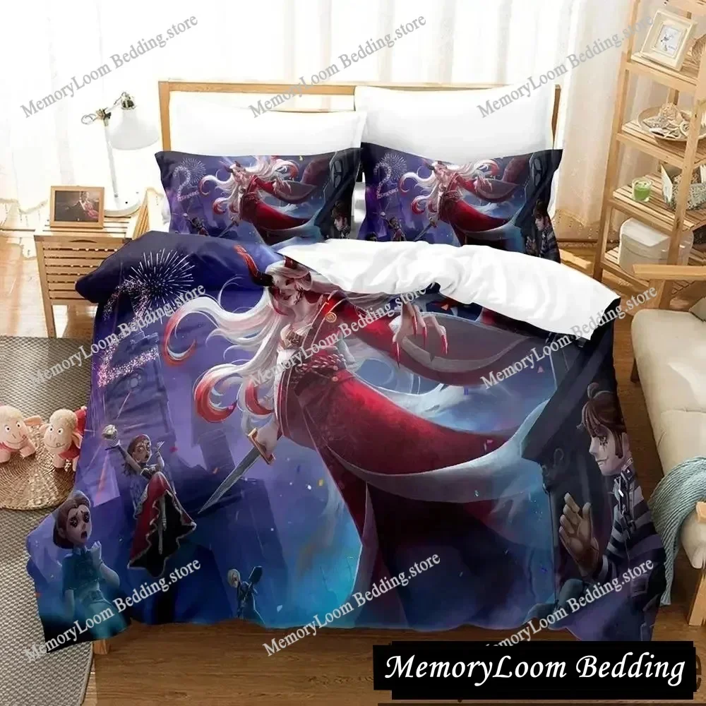 Game Identity V Anime Bedding Set Boys Girls Twin Queen King Size Duvet Cover Pillowcase Bed boys Adult Home Textileextile