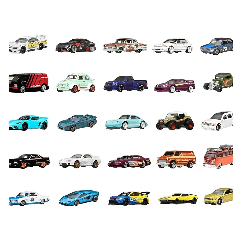 Presale Hot Wheels Boulevard 25-Car Factory Set 2024 Edition 25 Premium 1:64 Scale Sports Cars Collectible Toy #91-115