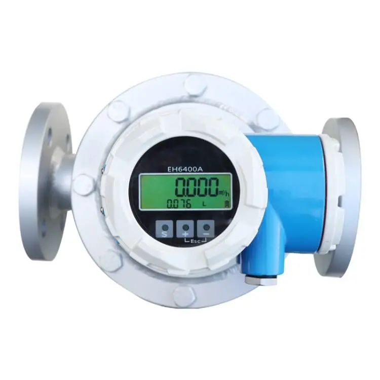LCD Display zero Setting PN16 0.2% Micro Low 4-20mA Oval Gear Flow Meter
