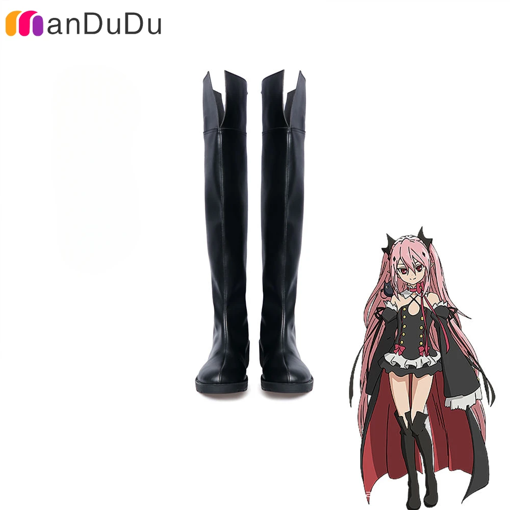 

Seraph of the End Krul Tepes Cosplay Boots Comic Anime Halloween Party Game Cosplay Shoes Prop