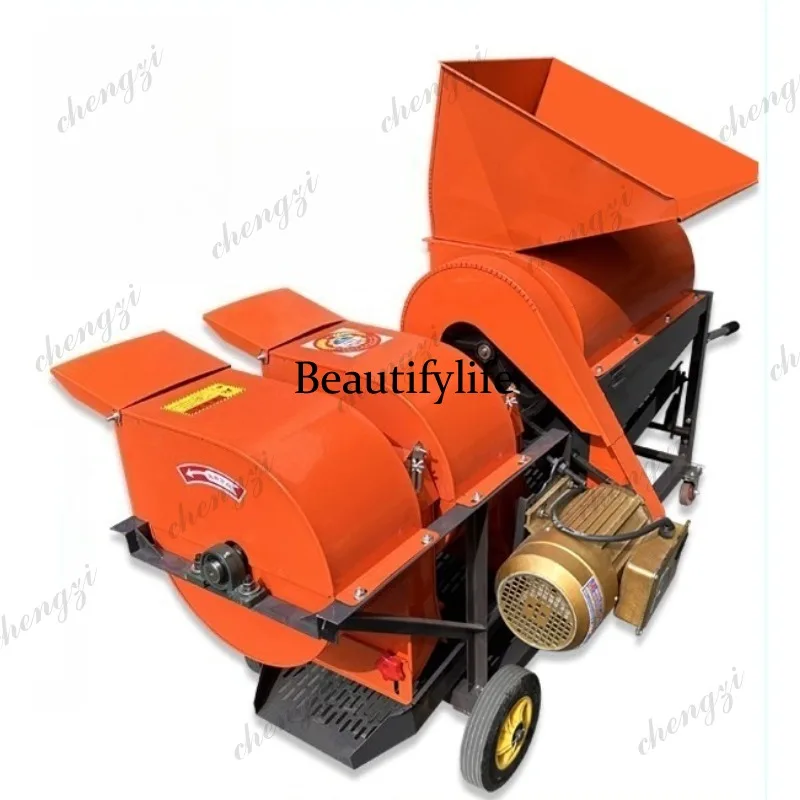 81 Double fan chestnut shelling machine household small fully automatic oil chestnut shelling machine
