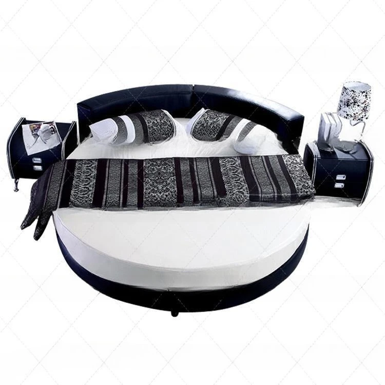 Bedroom furniture, minimalist style, hotel round bed, couple theme round bed
