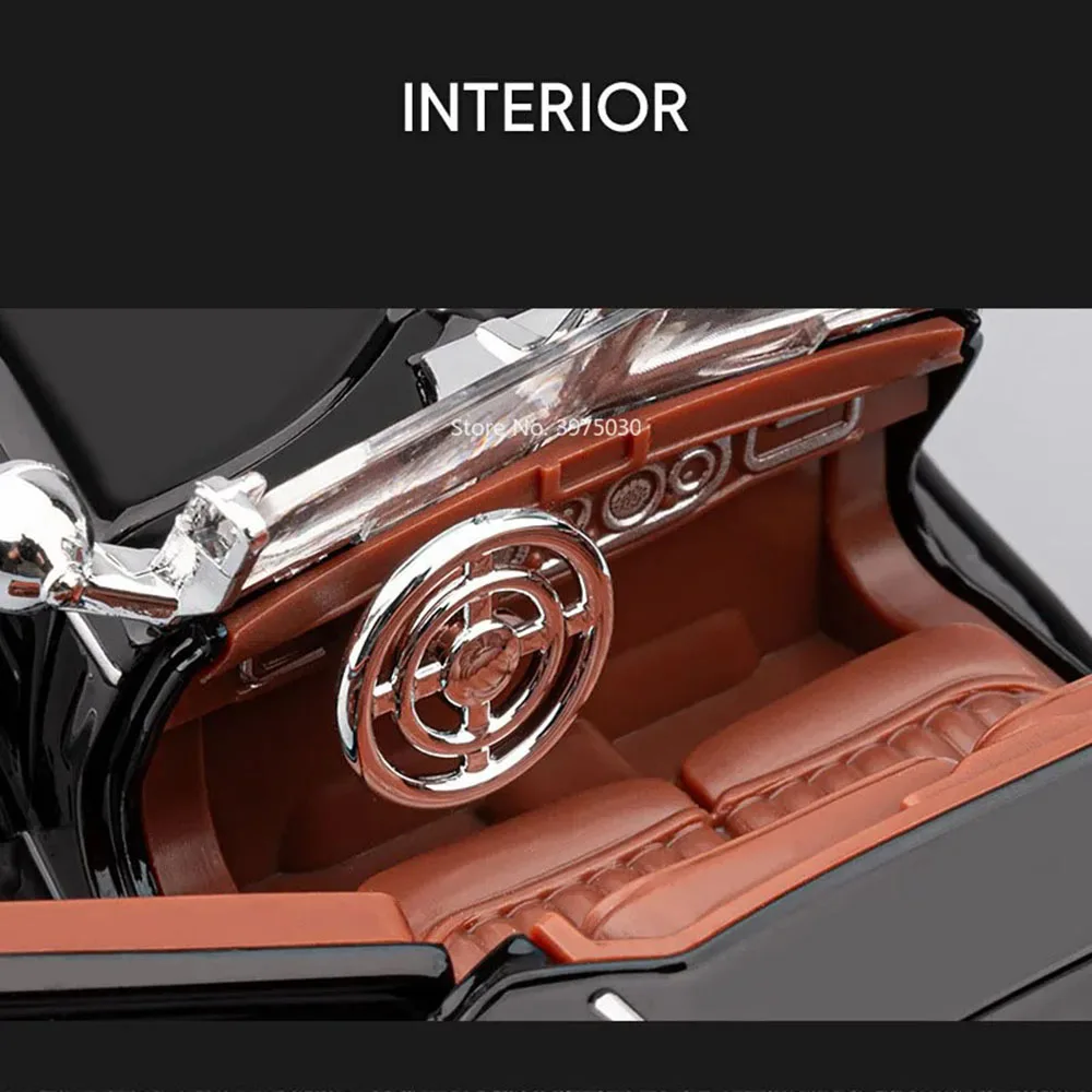 1:32 Schaal 500K C2 Legering Modellen Speelgoedauto's Wiel Trek Miniatuur Vintage Auto Model met Geluid Licht Voertuig voor Kinderen Geschenken