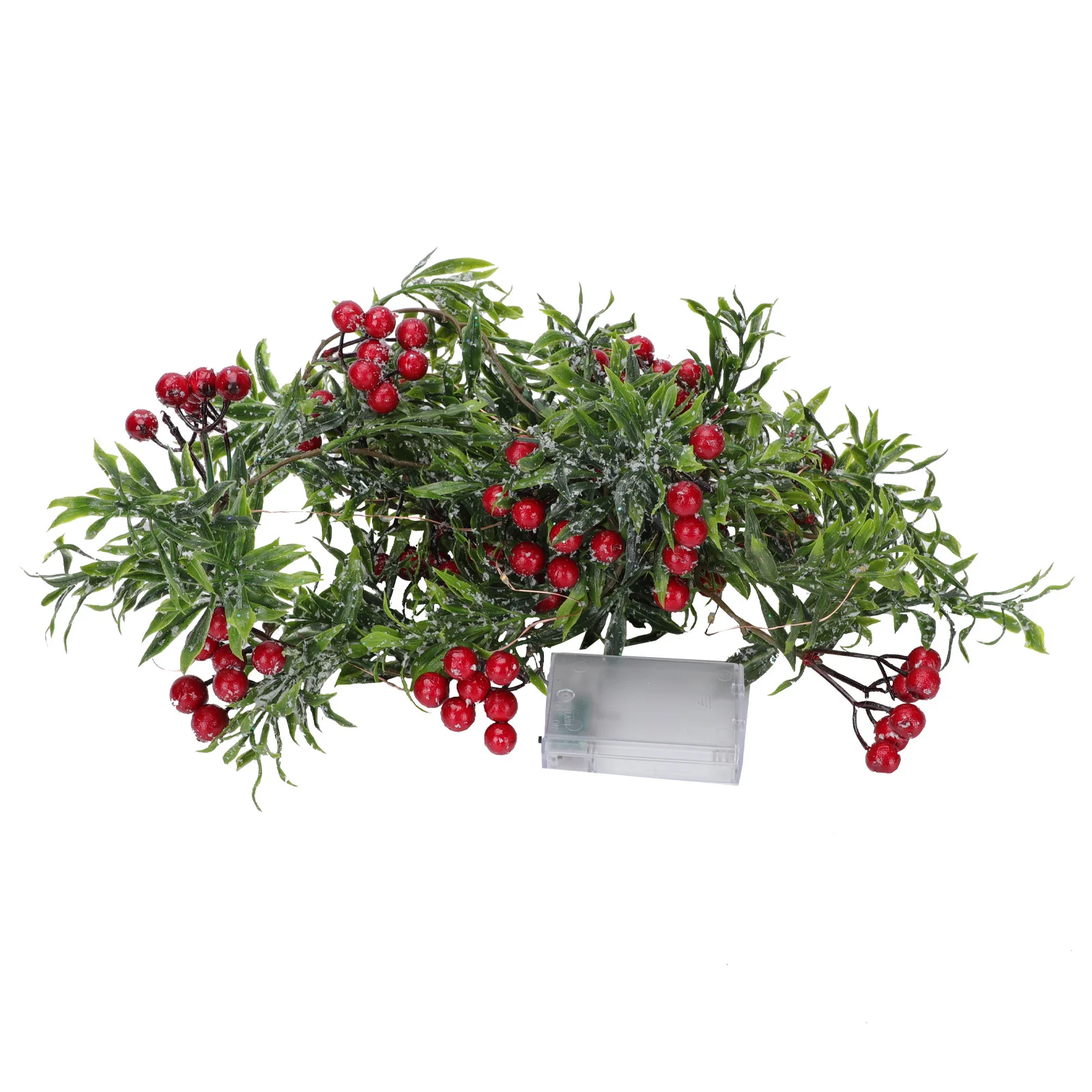 1 قطعة عيد الميلاد مصباح ليد سلسلة البلاستيك الفواكه الحمراء تصميم ضوء دافئ للمنزل مهرجان حفلة الديكور في الهواء الطلق عيد الميلاد ديكور #5