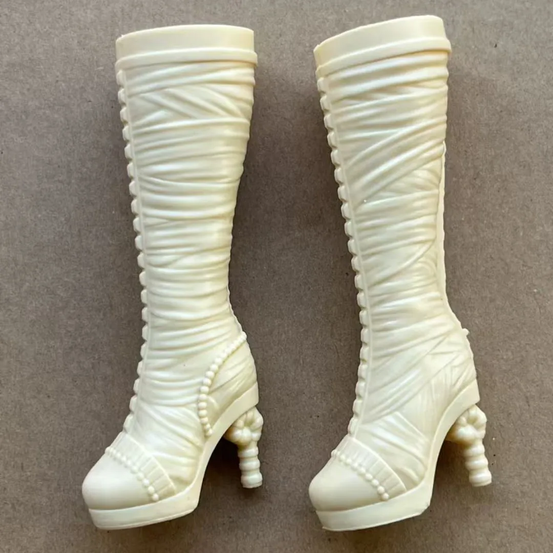 1/6 Monster-Puppen-Schuhe, Stiefel, Sandalen, DIY-Anziehzubehör, einzigartige Persönlichkeitsspielzeugteile für weibliche Puppen, Dekorationen – Detail 10