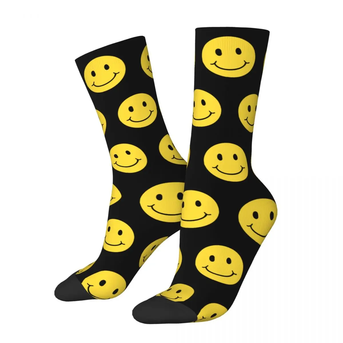 

Female Male Cartoon Smile Face Socks Soft Casual Socks Hip Hop Accessories Middle TubeSocks Birthday Present