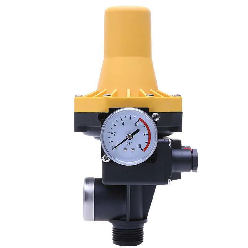Water Pump Pressure Controller,Water Pump Automatic Controller Switch with Meter Automatic Start Stop For Water Shortage Protect