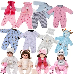 Baby Doll Clothes Suits Fit For 45cm Baby Doll 17 Inch Reborn Baby Doll Clothes Accessories Clothes Suit For Generation Doll