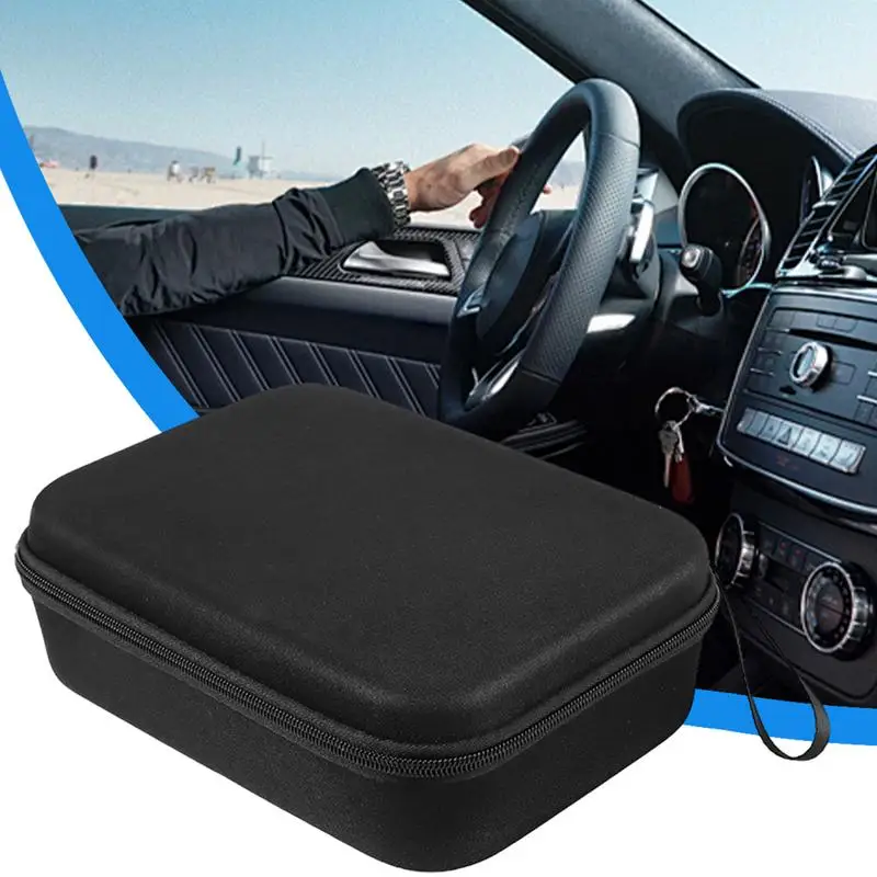 Inflator Storage Bag Auto Tire Inflator Storage Carrying Bag Storage Organizer With Smooth Surfaces For Home Daily Commute Long