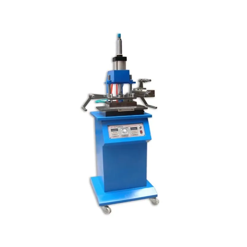 CYGP-210 Automatic Pneumatic Leather Logo Embossing Foil Printing Machine   Hot Foil Stamping Heat Press
