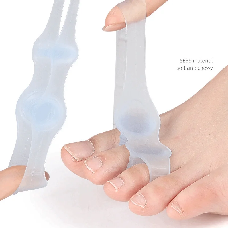 

1/2/5Pairs Silicone Suitable Toe Spreader Finger Separator Valgus Corrector Thumb Correction Straightener Foot Care Orthopedic
