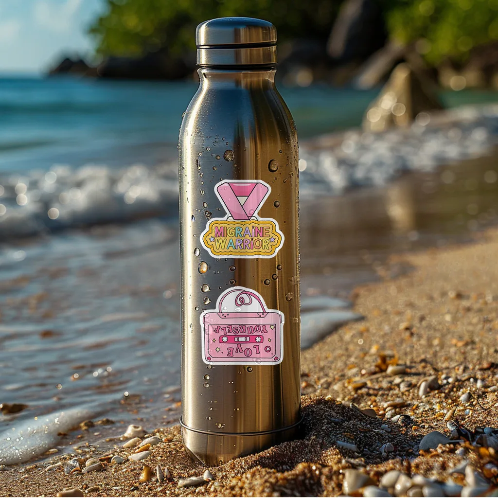 50PCS Cute Style English Phrases Graffiti Stickers - Waterproof Decor for Water Cup, Computer & Luggage(Anime Worlds Store)