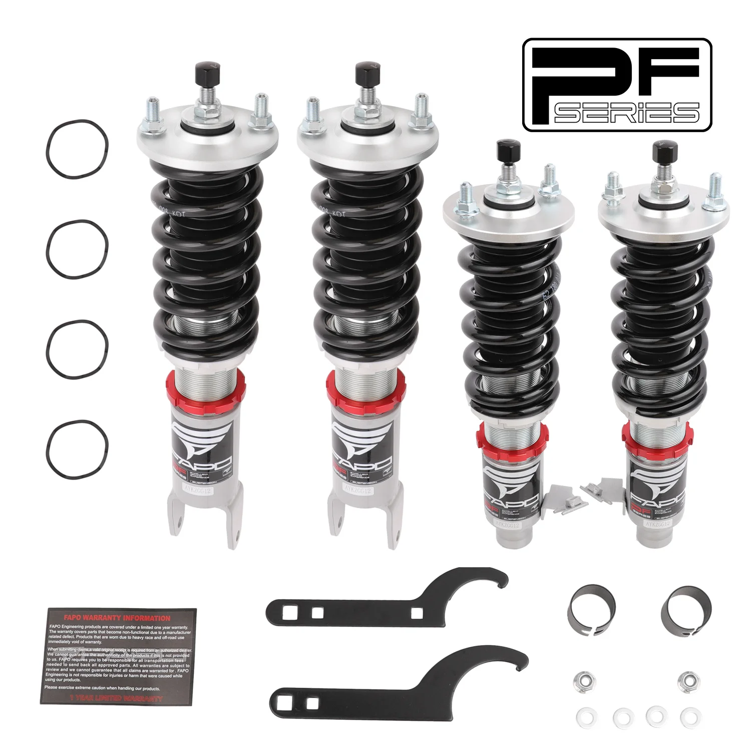 

PF002420 For Honda Civic (Rear Fork) EK/EM/DC2/EJ 1996-2000 A Set Of Coilovers Lowering Kits Suspension Shock