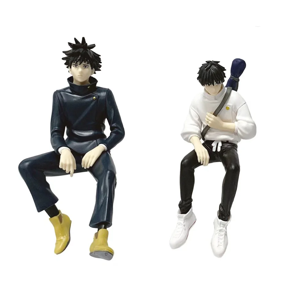 Per la nuova figura d'azione Jujutsu Sitting Pose, ornamento decorativo per auto, modello in cloruro di polivinile (PVC), regalo per bambini, modello giocattolo