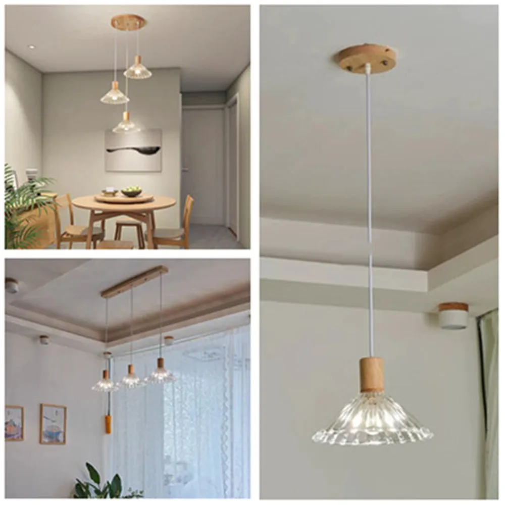 Wood Lamp Base Modern Ceiling Plate Wooden Ceiling Holder Pendant Lamp Lamp fitting chandelier Base DIY Lighting accessories