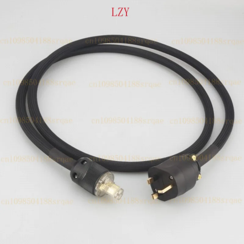 

Кабель питания HIFI OFC из чистой меди с позолоченным британским разъемом IEC AC «мама» и «папа»