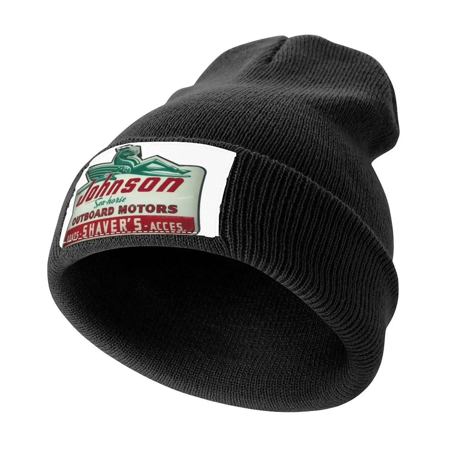 Johnson Sea Horse Outboard Motors Logo Knitted Cap Hood Anime tea Hat Girl'S Hats Men's