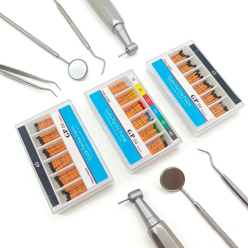10 Boxes Dental Gutta Points Taper 04 02 06 Endodontics Absorbent Paper Cone Guttahanger Gutapercha Dental Endodoncia