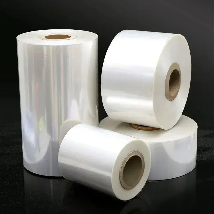 POF Transparent Food Grade Shrinkable Film POF Folding Shrink Membrane Sealing Films on The Outer Packaging of Bottle Boxes