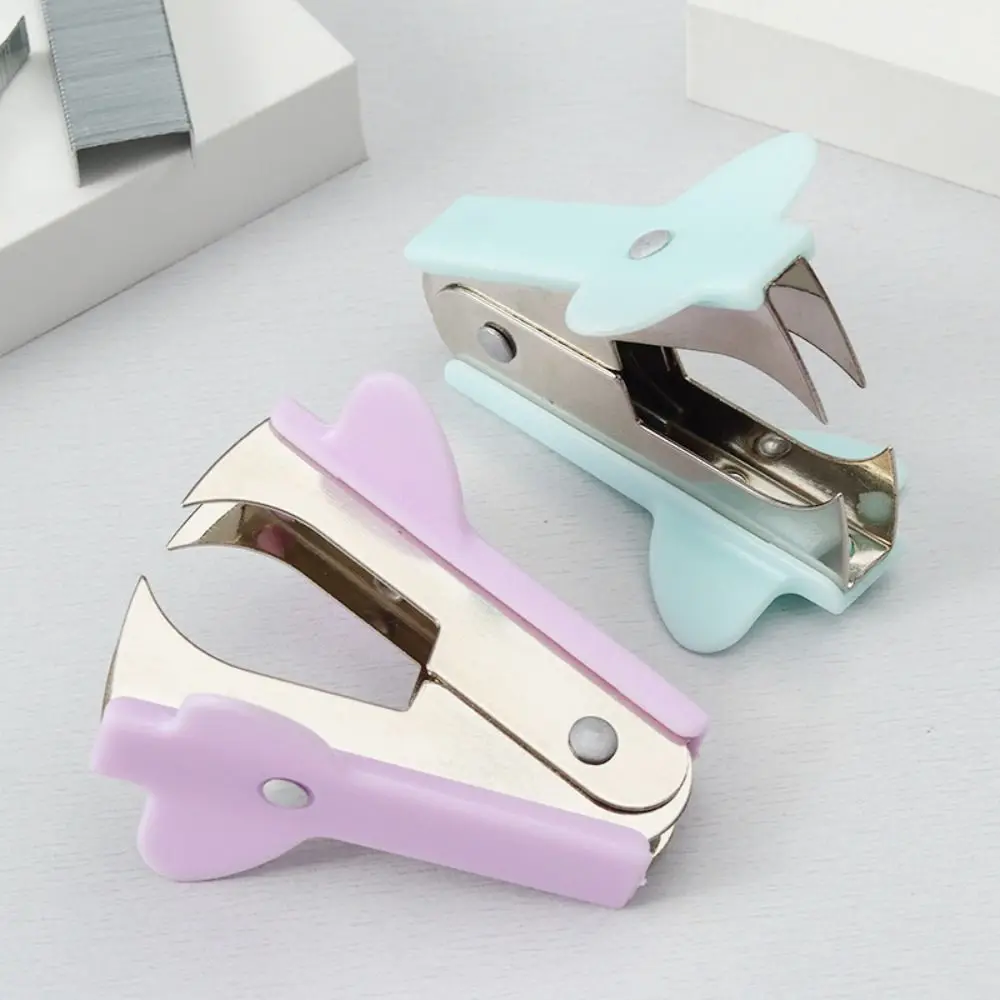 Staples Removal Tool Mini Staples Remover Multifuntional Less Effort Staple Extractor Nail Out Macaron Color Staples Puller