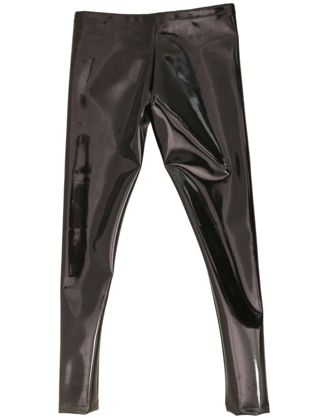 فو اللاتكس على الوجهين بولي سروال سروال ضيق من الجلد قلم رصاص بنطلون محدب الحقيبة الجوارب بنطلونات Spodnie عداء ببطء بنطال جلدي ضيق الساقين