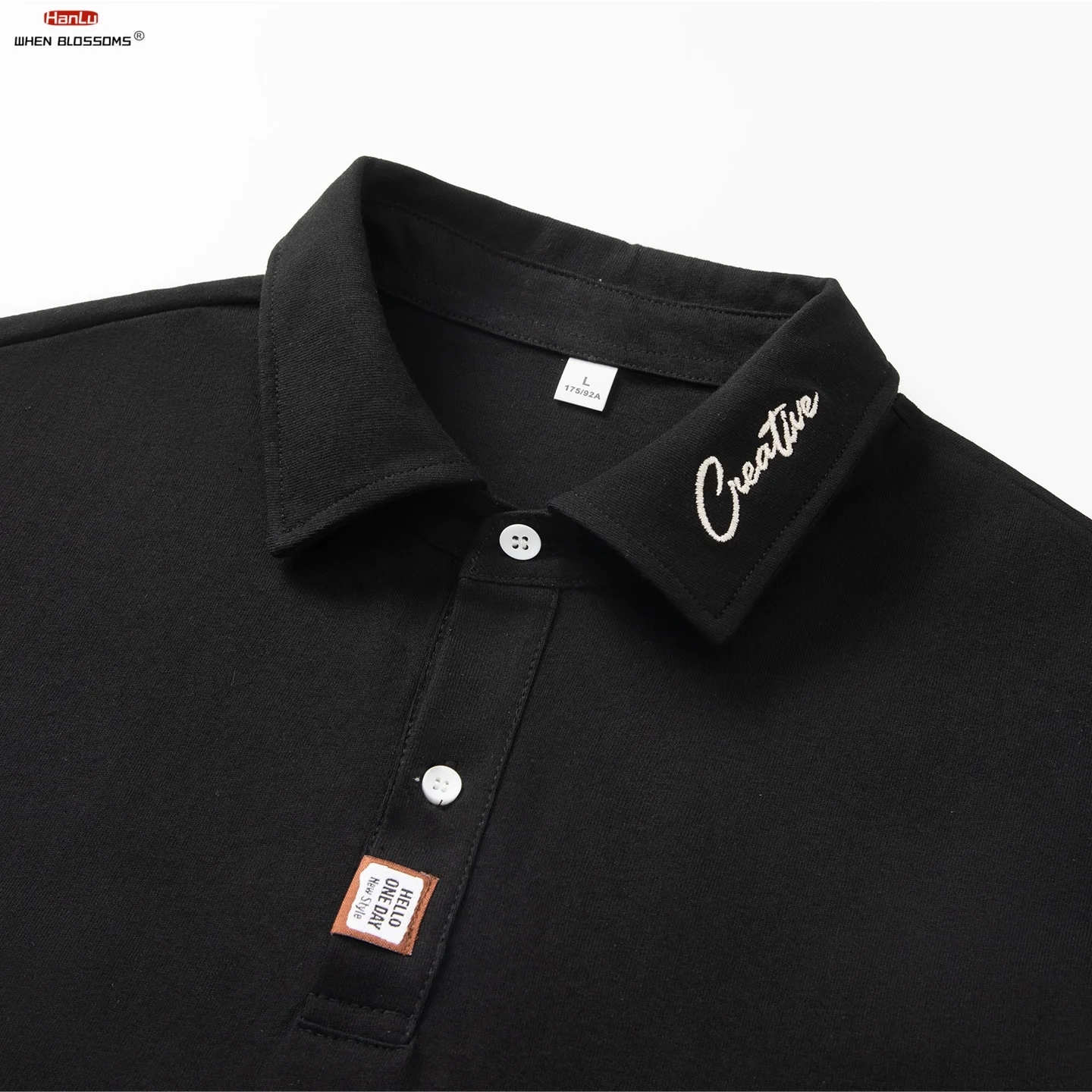 Men's 2026 Polo Shirt Contrast Color Embroidered Collar Breathable Cotton Short Sleeve Vintage American Casual Summer Top