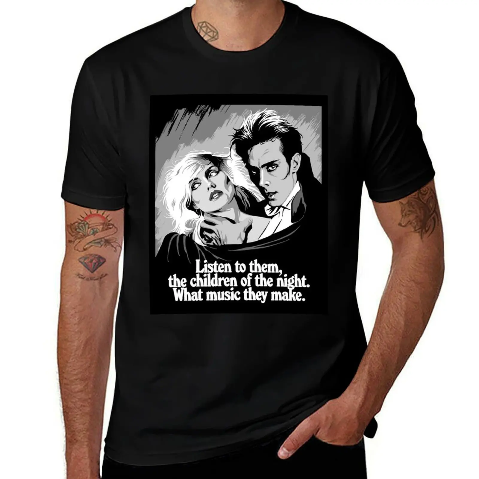 

Children of the Night T-Shirt cotton graphic tees Louboutins custom t shirt T-shirts oversize Men's t-shirts