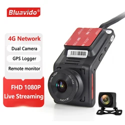 4G Mini Dual Dash Cam FHD 1080P WiFi GPS Tracker Live Remote Monitor Loop Video Recording 24H Parking Guard Night Vision