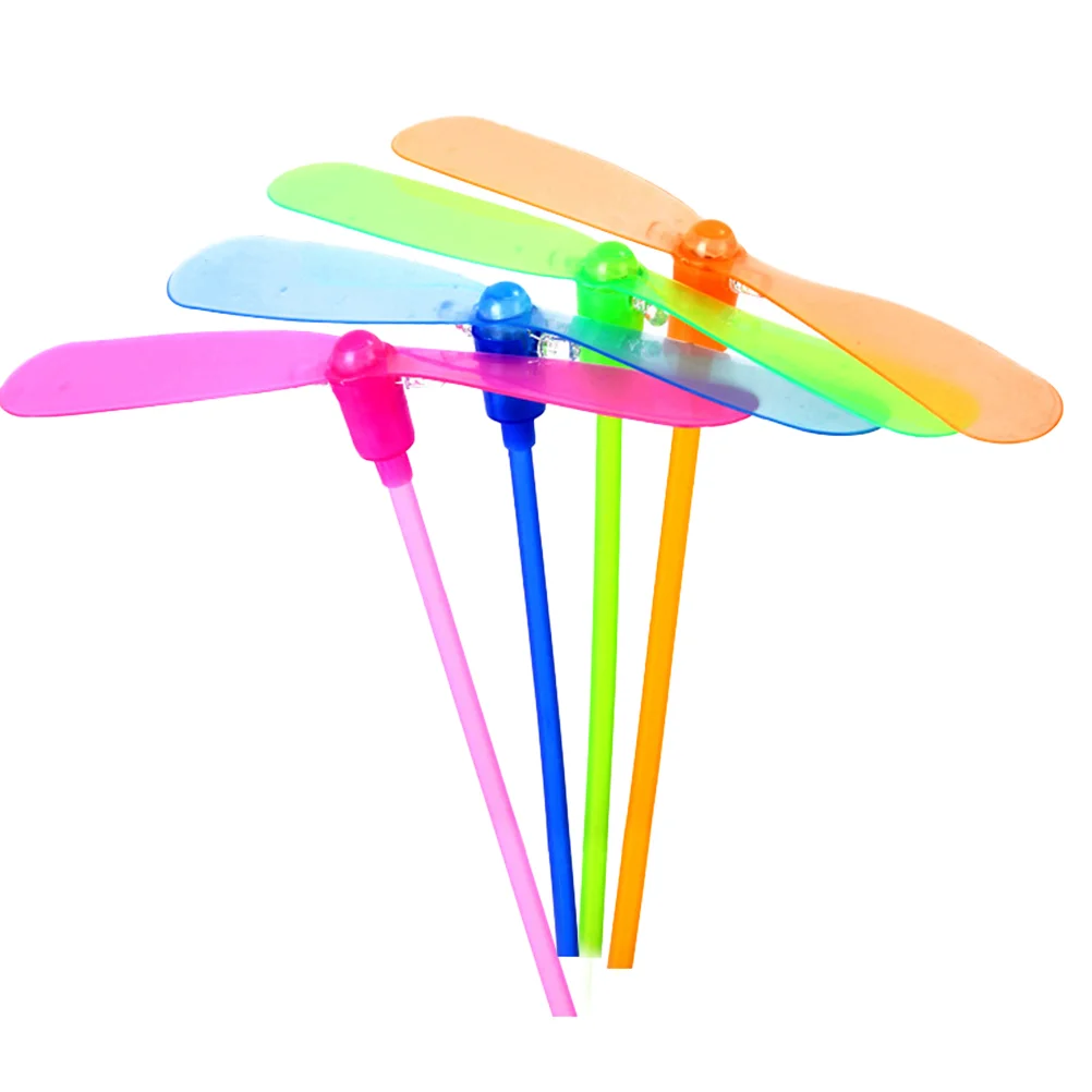 20 Pcs Glowing Toys Parent-child Interaction Kids Nostalgia Flying Dragonfly Outdoor for