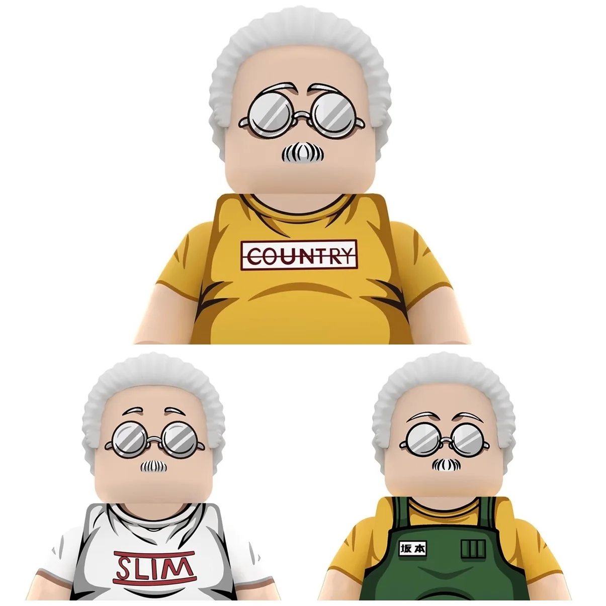 Taro Sakamoto Bausteine Mini-Actionfiguren Spielzeug