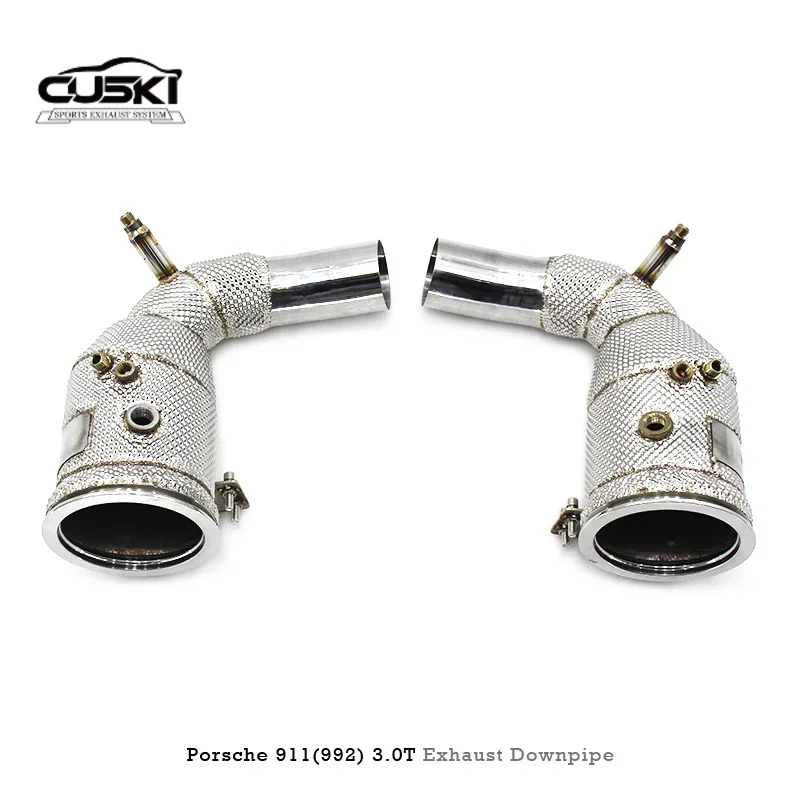 High Flow Head Section For Porsche 911(992) 3.0T quality Stainless Steel car Accessories exhaust pipe Increased power