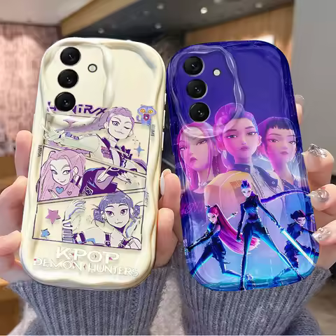 KPop Demons Hunters Case For Samsung Galaxy S25 S24 Ultra S23 S22 S21 Plus S20 FE A56 A55 A54 A53 A52 A51 A34 A32 4G 5G Cover