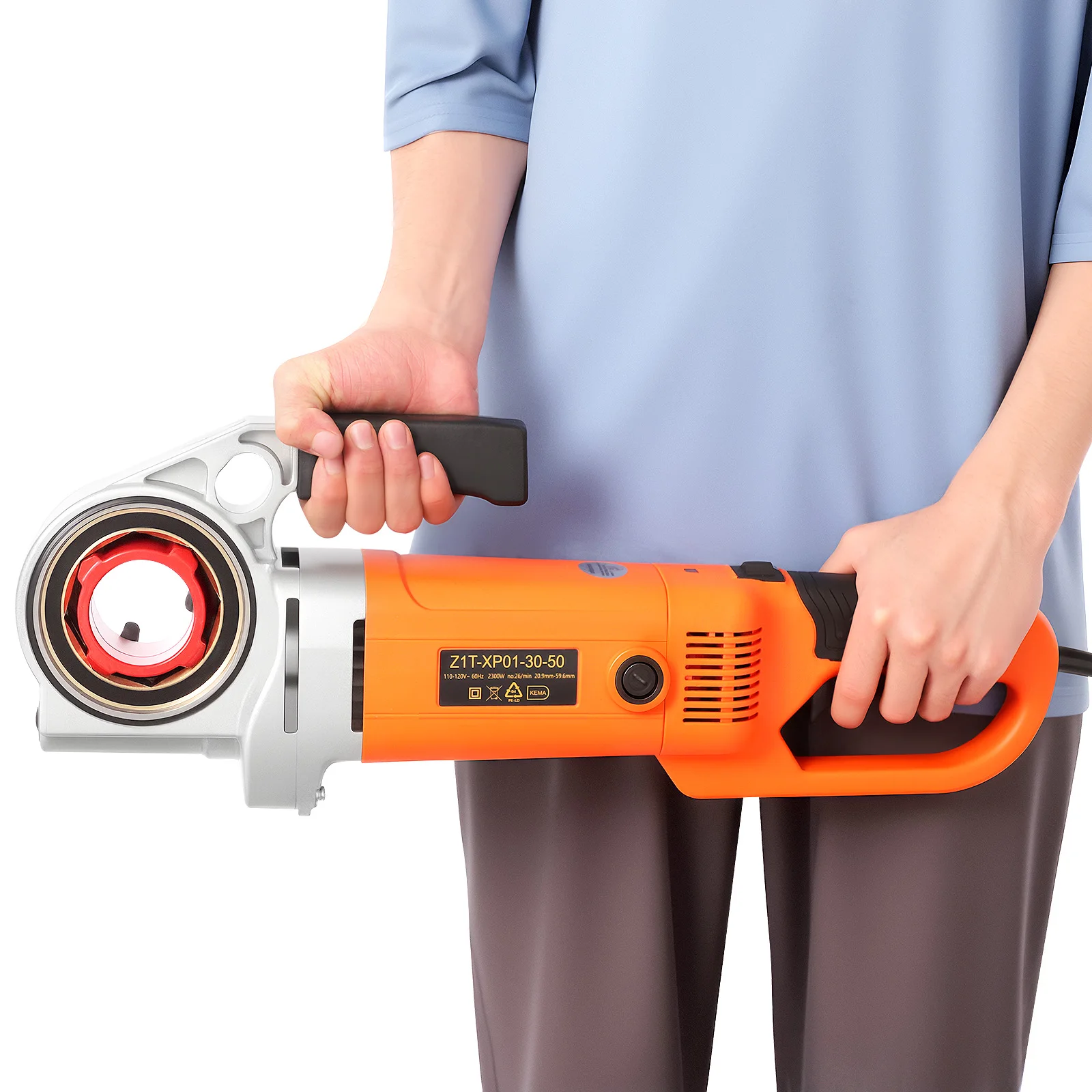 

2300W Electric Pipe Threader Machine Portable Tool Set Machine with 6 Dies Ratchet Pipe Threader Kit Galvanized Iron Pipe Sleeve