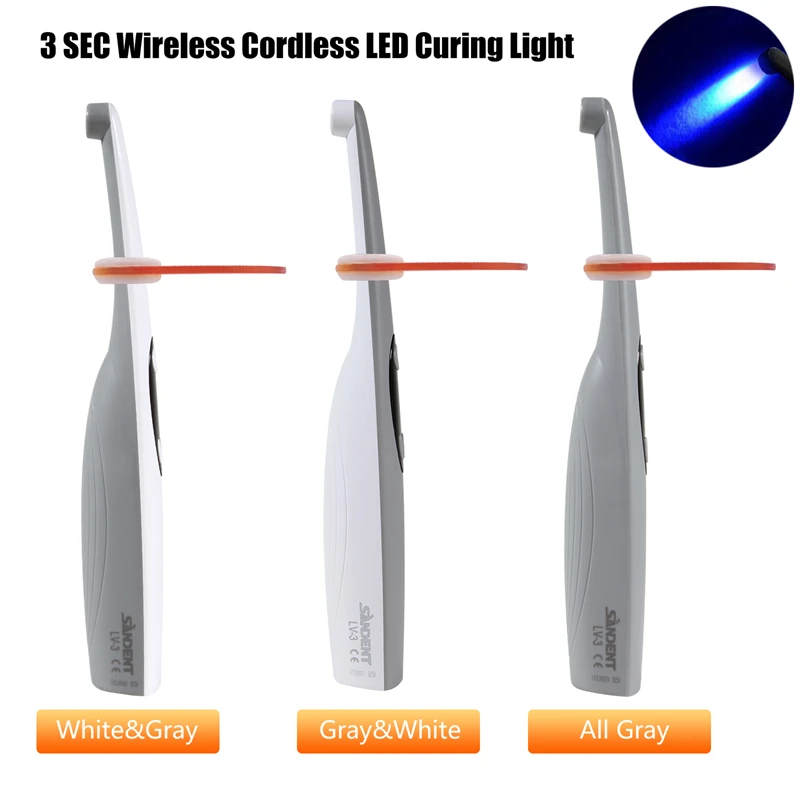 Dental Wireless LED Curing Light 2200 mw/cm2 Highlight LV3 Curing Lamp Dental Resin Dentisty Equipment