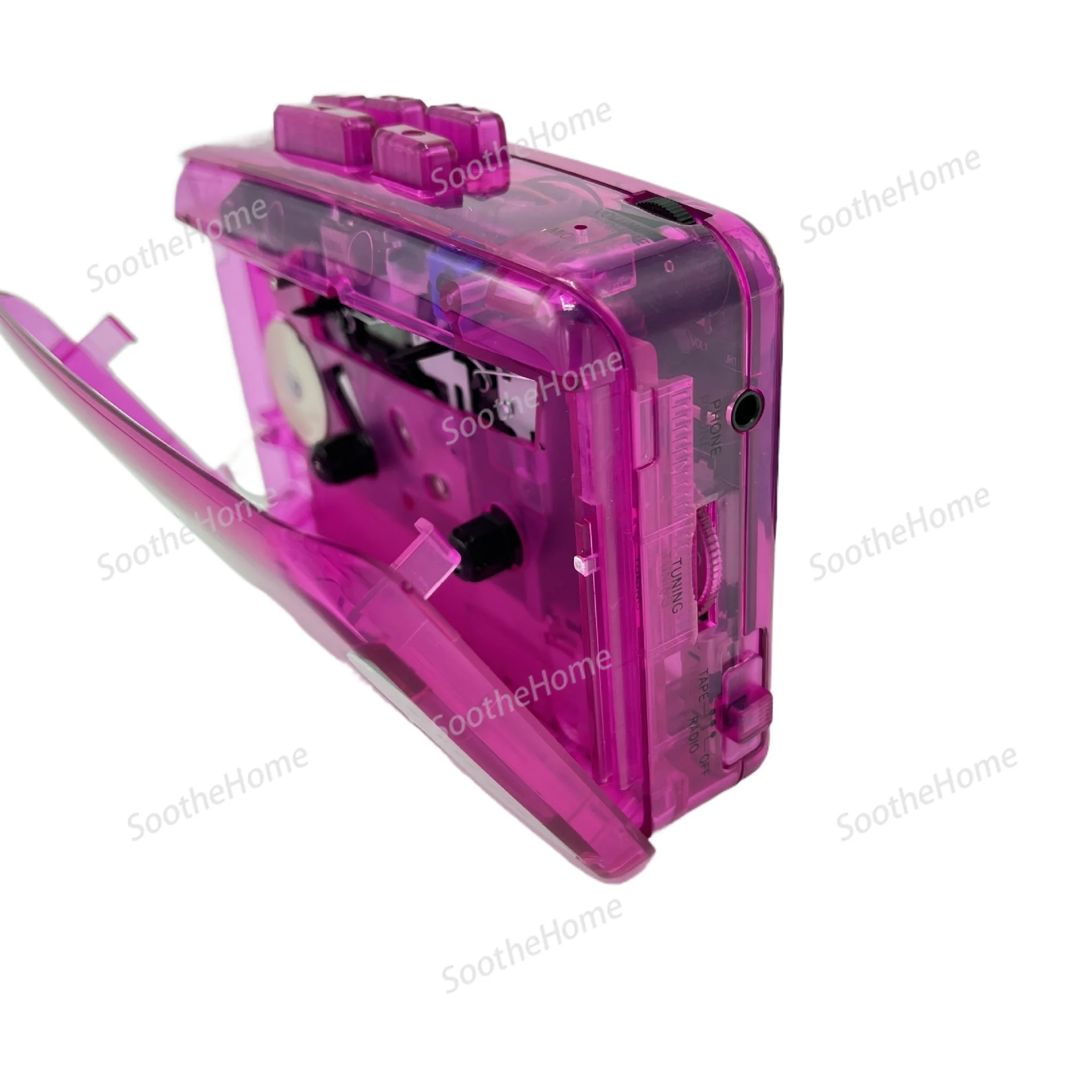 Hi-Fi stereo radio with cassette tape player portable Walkman style  cassette deck player