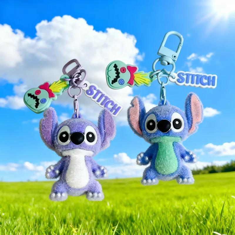 Idea creativa, llavero de punto tridimensional, Mini muñeca de dibujos animados, colgante de bolso, accesorios de joyería DIY hechos a mano