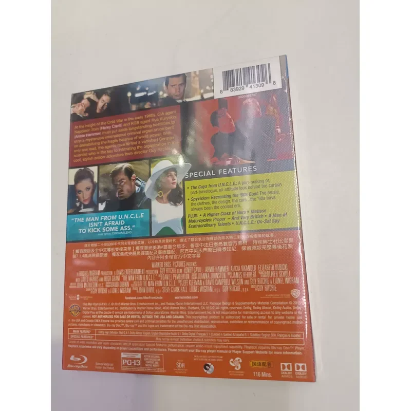 Blu-ray Disc The Man from U.N.C.L.E. Secret Agent Movie High Definition Video Collection