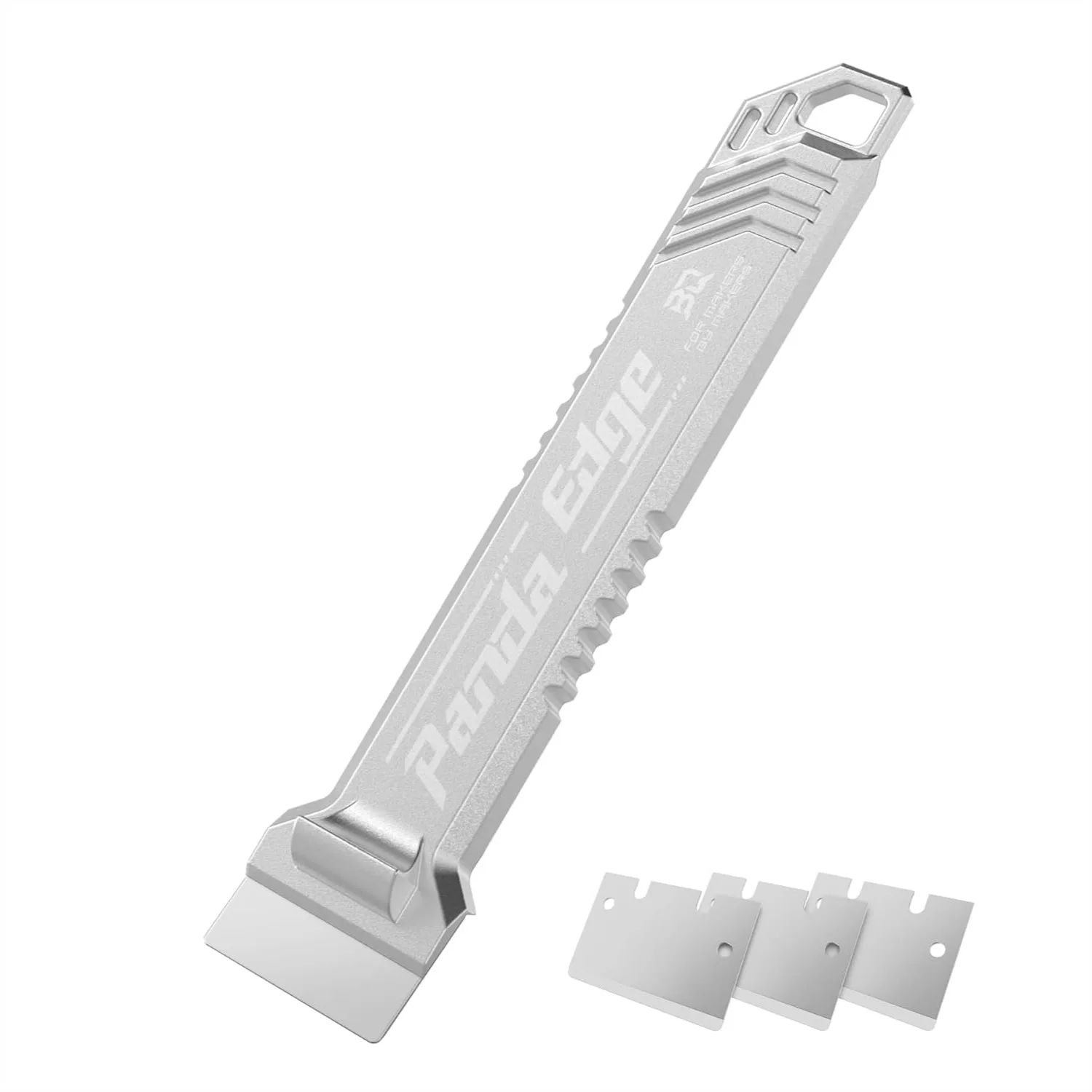

3D Printer Scraper with SK5 Steel Blades, All Metal Handle, Magnetic Storage, Easy Print Removal Tool