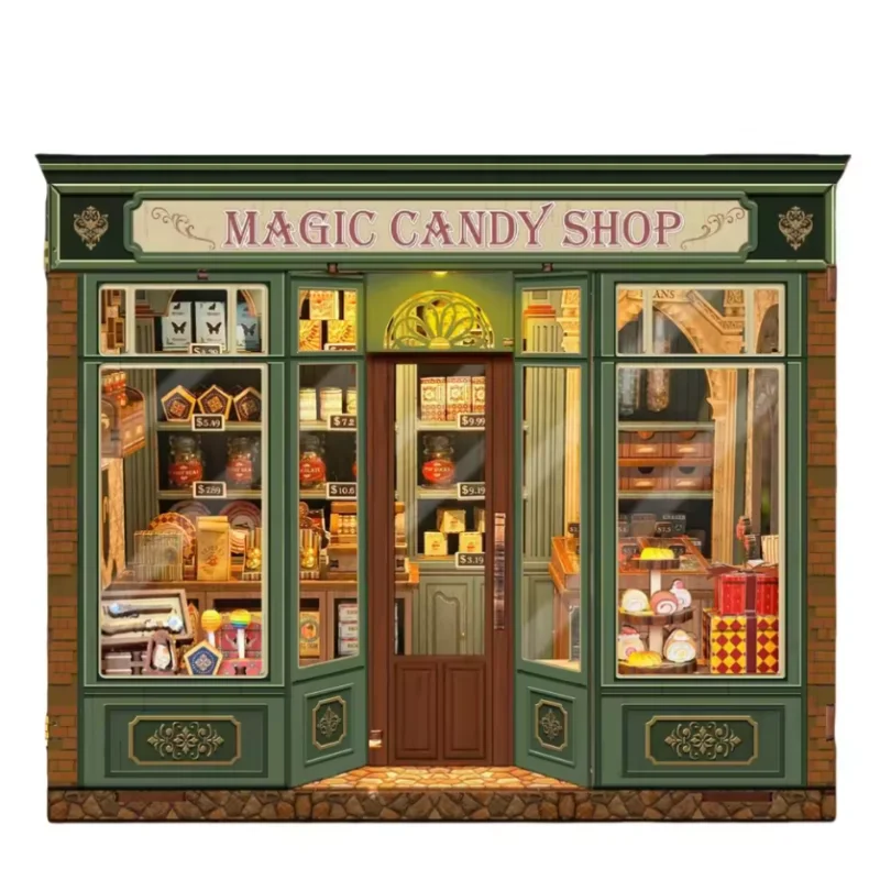 ชุดงานฝีมือทำขนมลึกลับ OUZEY DIY - ตัวต่อไม้ 3 มิติ และชุดงานฝีมือทำขนมสำหรับวัยรุ่น