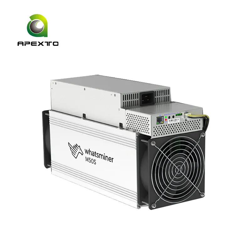 WhatIsminer M50s 112T-118T SHA-256 BTC Blockchain ASIC เซิร์ฟเวอร์เครื่องขุดบิทคอยน์