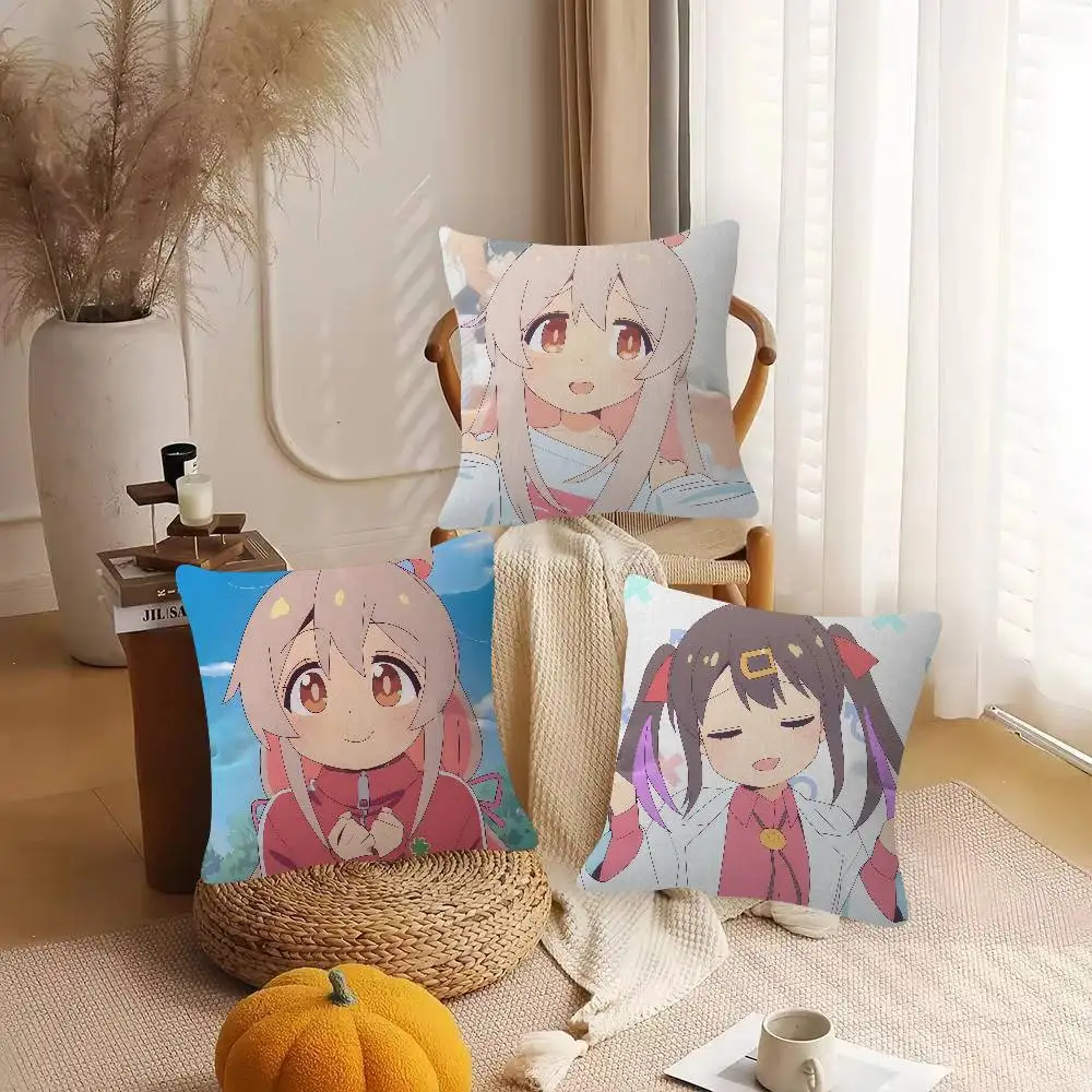 Anime Onimai Cute Cartoon L Game Cushion Cover Pillowcase Upholstery Sofa Throw Pillow Home Decor Pillowcas