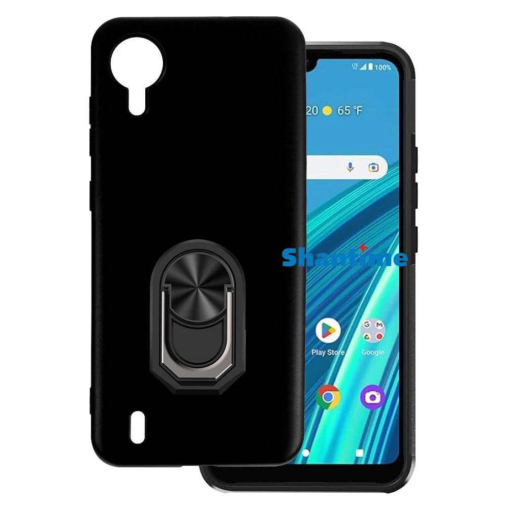 Soporte de anillo a prueba de golpes para Grillo, funda protectora de silicona suave, TPU, para AT&T Calypso 4, lujo, Debut S2, U380AC